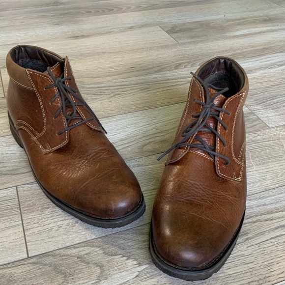 Rare Leather Johnston and Murphy Boots, size 9 1/2 - Picture 5 of 15
